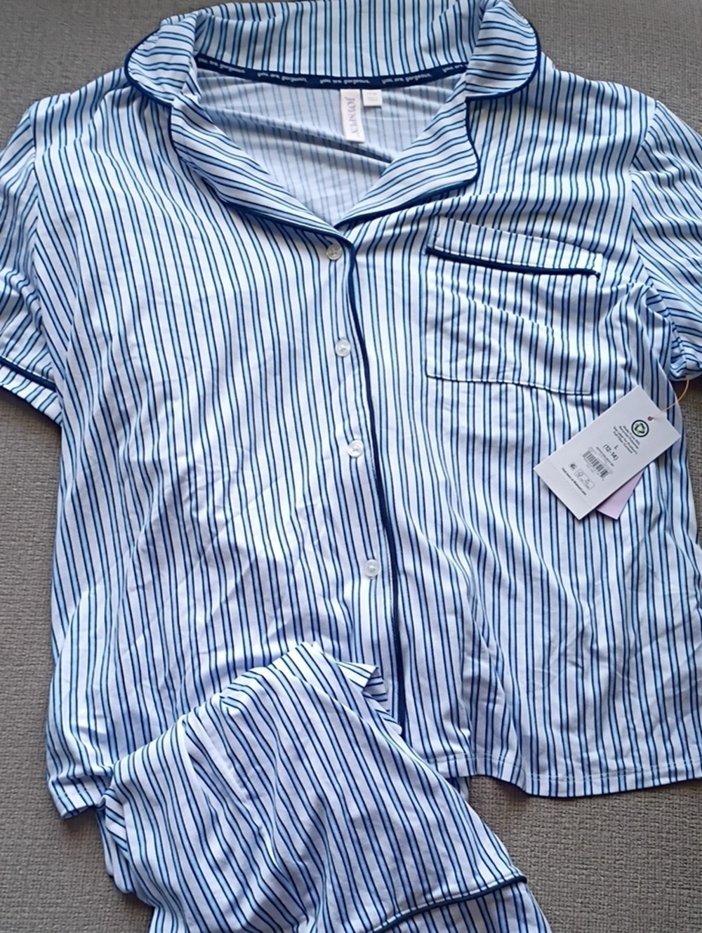 NWT Joyspun Classic Stripe PJ Set